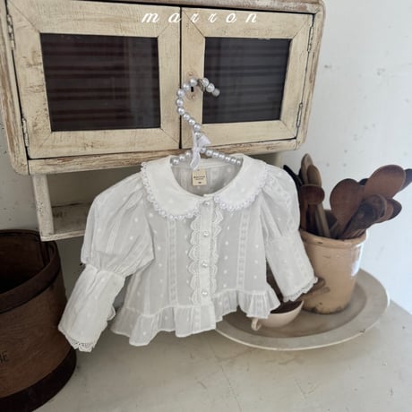 marron/48. frost blouse XS-L