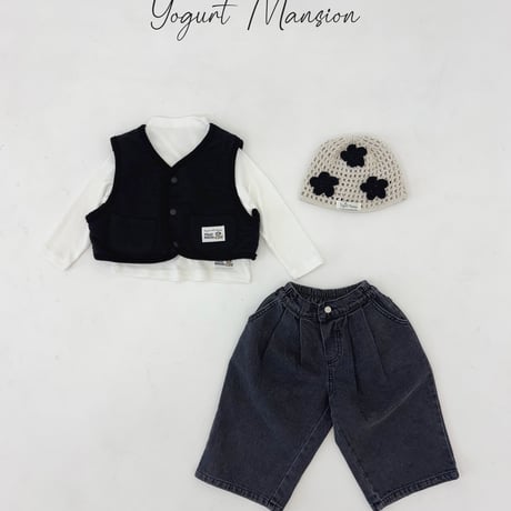 yogurtmansion/79. caramel vest XS-XL