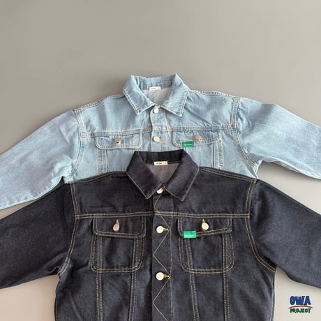 owa/43. stitch denim jacket S-XL