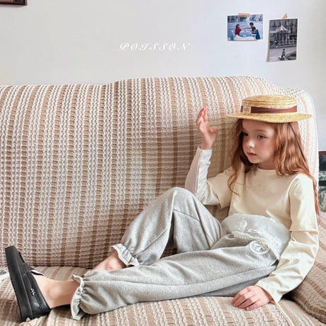 poisson/40. fril jogger pants S-XL