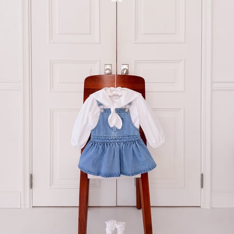 ueo/17. cheese overalls skirt S-XL