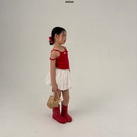 saintdoll/113. dot bullon skirt XL-JS