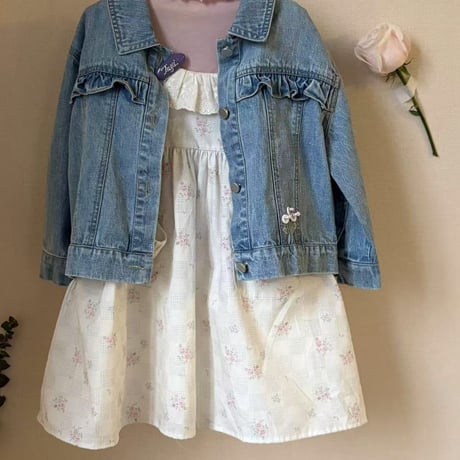 aiai/11. little blue denim jacket 90-130