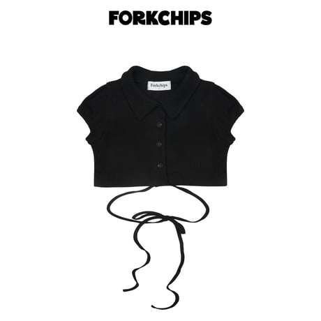 forkchips/64. button strap cardigan JS-JXL