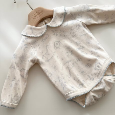 monbebe/32. print collar suit S(3-6M)-L(12-24M)