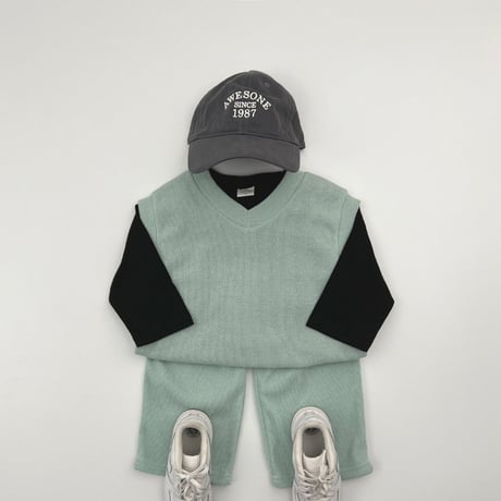 haroharo/91. ocean loose fit vest S-XL