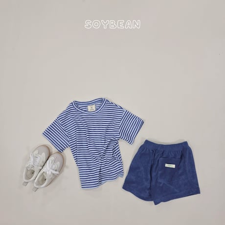 soybean/52. plan ) ice terry updown set XS-XL