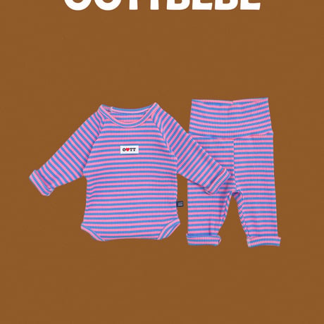 oottbebe/2. this bongbong suit ( bebe suit beari leggings S(0-6M)-M(6-12M)
