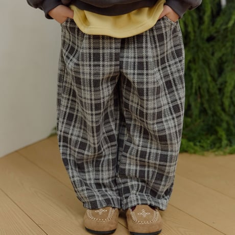 hikiki/19. mojik check pants 5-11