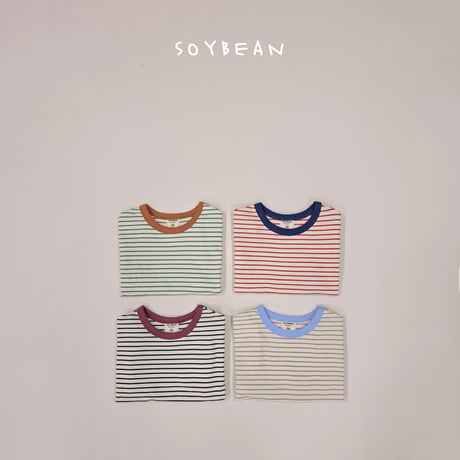 soybean/25. captain stripe T-shirt XS-XL