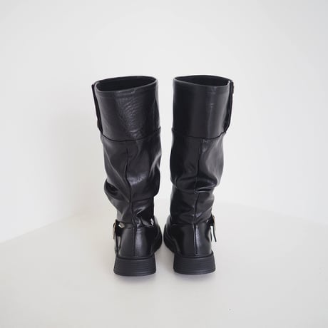 zanclover/61. curf shirring long boots 160-220