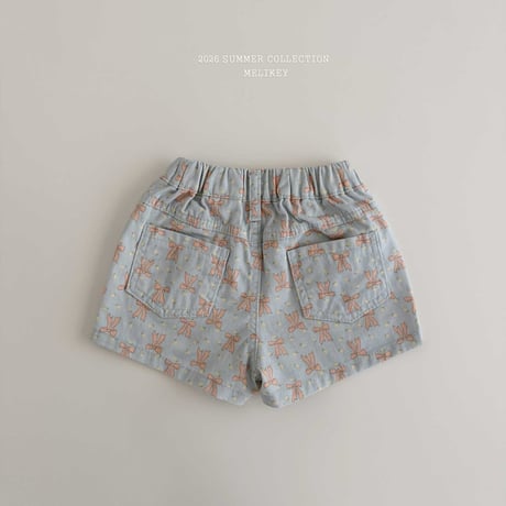 melikey/41. color ribbon half pants XS-XL