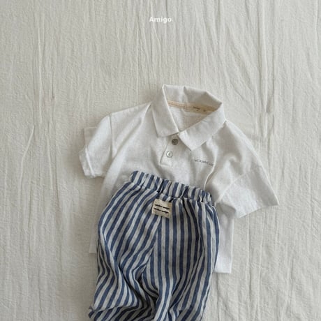 amigo/29. lapping stripe pants XS-XL