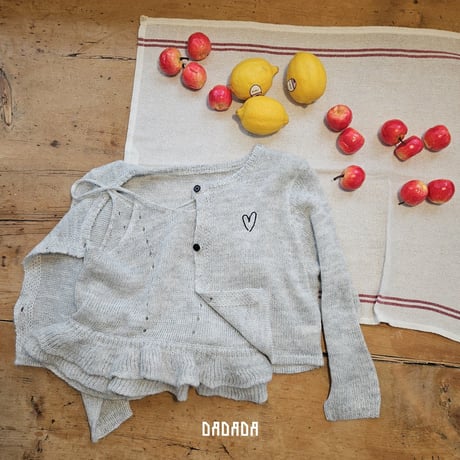 dadada/13. kozi cardigan sleeveless set M-XL