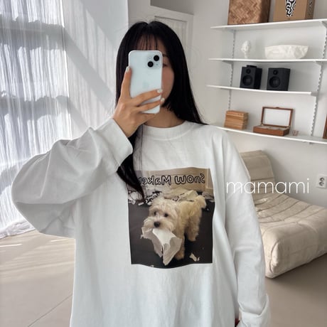 mamami/7. snow may T-shirt XS-XL