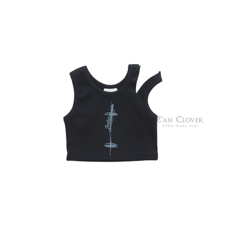 zanclover/71. unbal open tank top 3-11