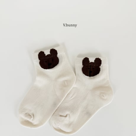 vbunny/14. bear socks set S(130-150)-L(180-210)