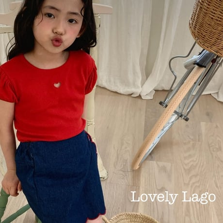 lago/25. embroidery wave pants S-JS