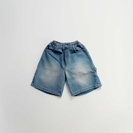 fromi/5. Carpenter half denim pants S-XL
