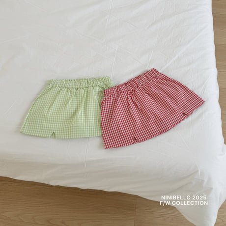ninibello/60. check skirt XS-XL