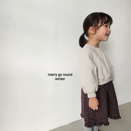 merrygoround/17. check man-to-man one-piece XS-2XL