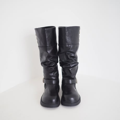 zanclover/61. curf shirring long boots 160-220
