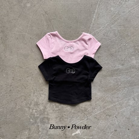 bunnypowder/168. ribbon cubic T-shirt 2XL-4XL