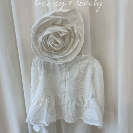 bananaj/17. flower blouse XS-JS