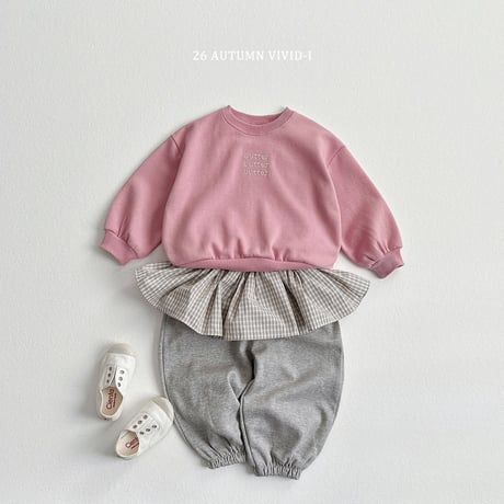 vividi/45. check fril jogger XS-XL