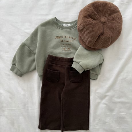 onu/11. butter man-to-man BABY(12M)-XL(6-7Y)