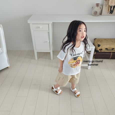 merrygoround/14. summer print T-shirt XS-2XL
