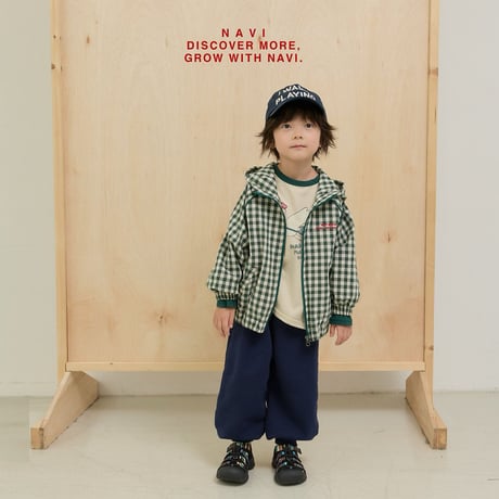 navi/39. chess hood jumper S-XL
