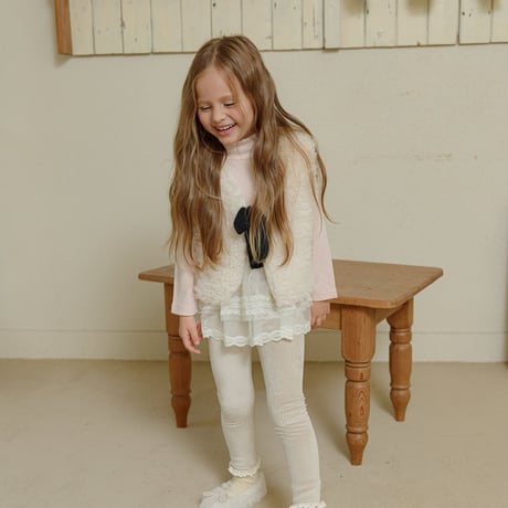 melikey/7. pompom sha fril T-shirt XS-XL