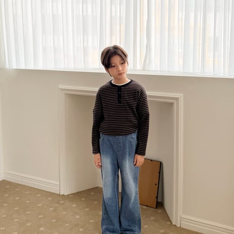 fromi/17. Panel Flare Denim Pants? S-XL