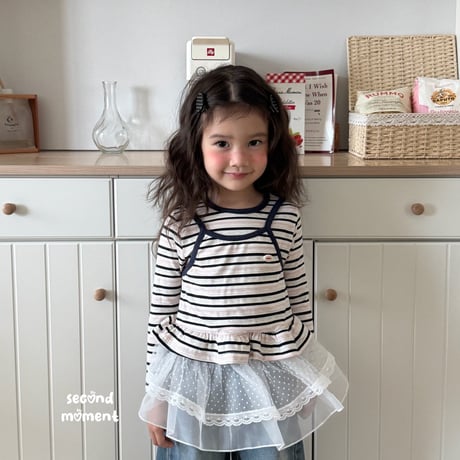 secondmoment/61. babi fril T-shirt JS-JL