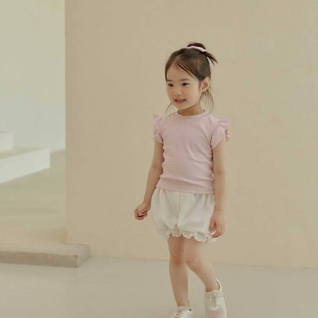 melikey/115. macaron fril T-shirt JS-JM