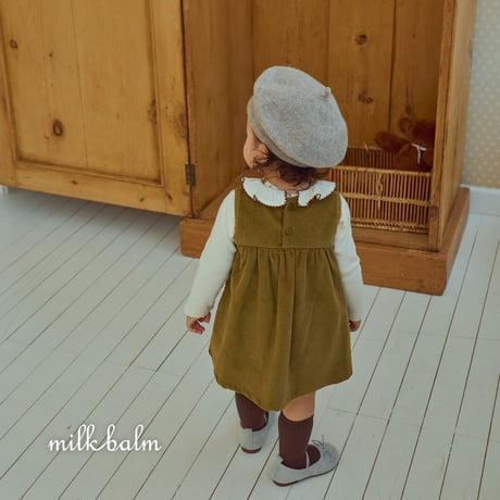 milkbalm/18. picot fril T-shirt XS-XL