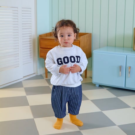 oottbebe/18. GOOD kids ( family ) man-to-man XS(0-1Y)-XL(4-5Y)