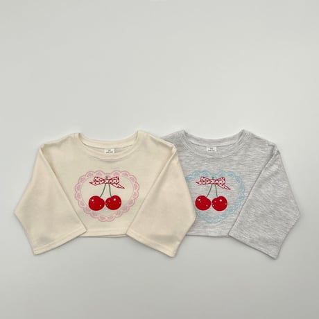 haroharo/30. cherry crop T-shirt 2XL-4XL