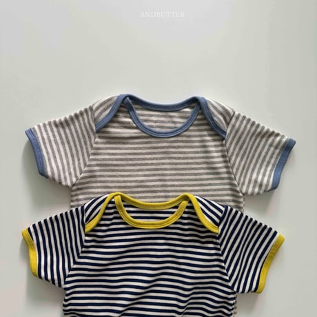 andbutter/15. Boat neck mix Tee S-XL