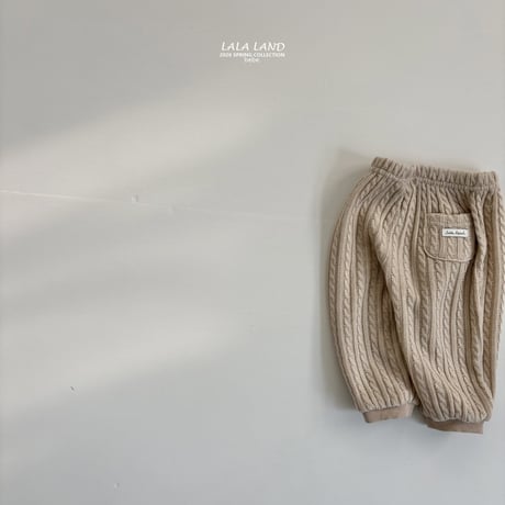 lalaland/71. bebe twist jogger pants 12M-18M