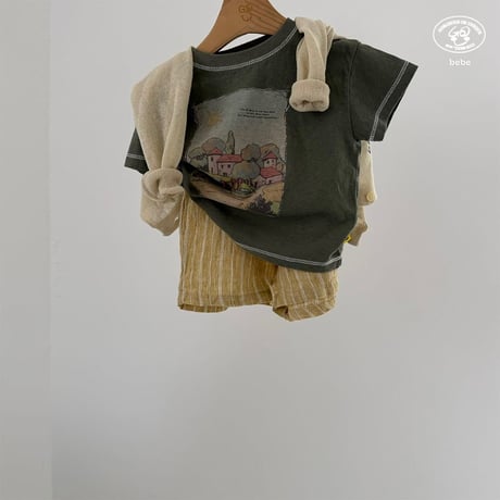 gou/158. B- print T-shirt 2(6-12M)-3(12-18M)