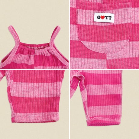 oottbebe/32. pipi overalls XS(0-1Y)-XL(4-5Y)