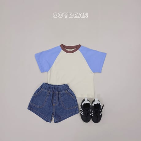 soybean/59. plan ) summer chu raglan T-shirt XS-XL