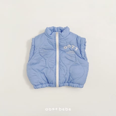 oottbebe/58. day quilting vest XS(1-2Y)-XL(6-7Y)
