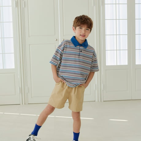 erinj/24. ST two color collar T-shirt JS-JXL