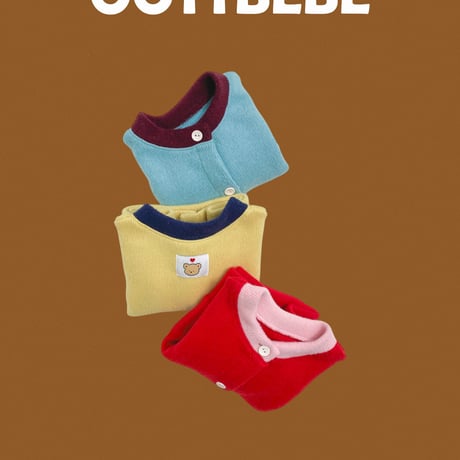 oottbebe/38. sugar golgi cardigan XS(0-1Y)-XL(4-5Y)