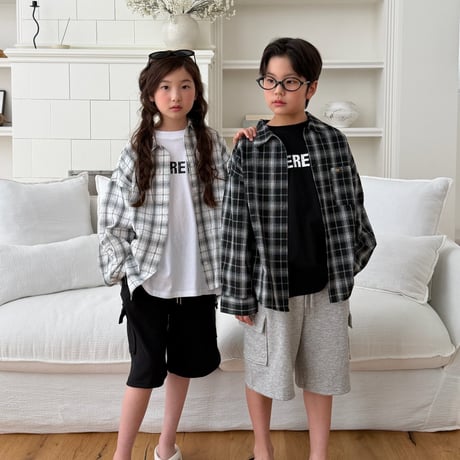 matilda/11. summer check shirt 5-13
