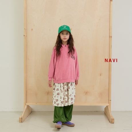 navi/57. morning half zipup T-shirt 2XL-JL