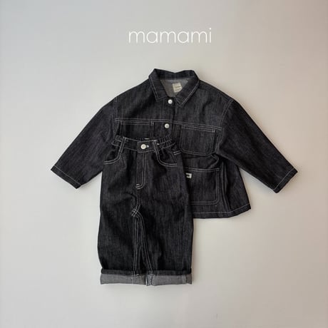 mamami/55. school denim jacket XS-XL